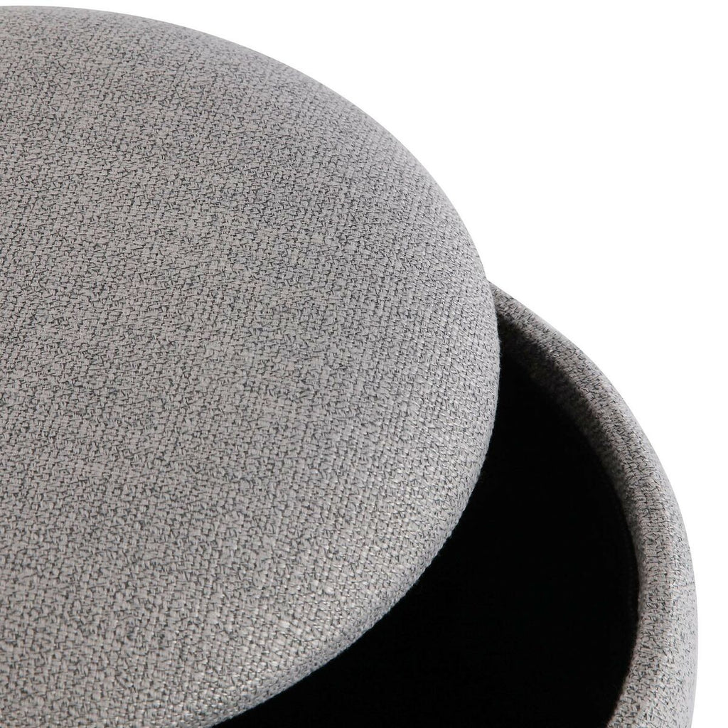 Detachable Pouffe Versa Grey Bamboo MDF Wood-1