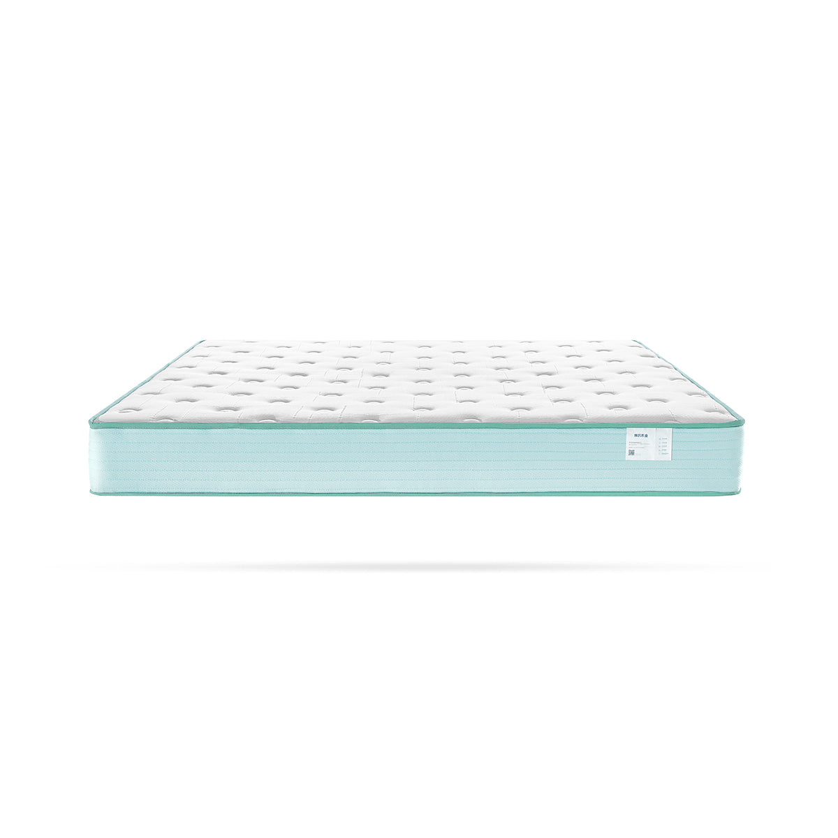 Organic Solid Wood Bed with Mattress Set-4
