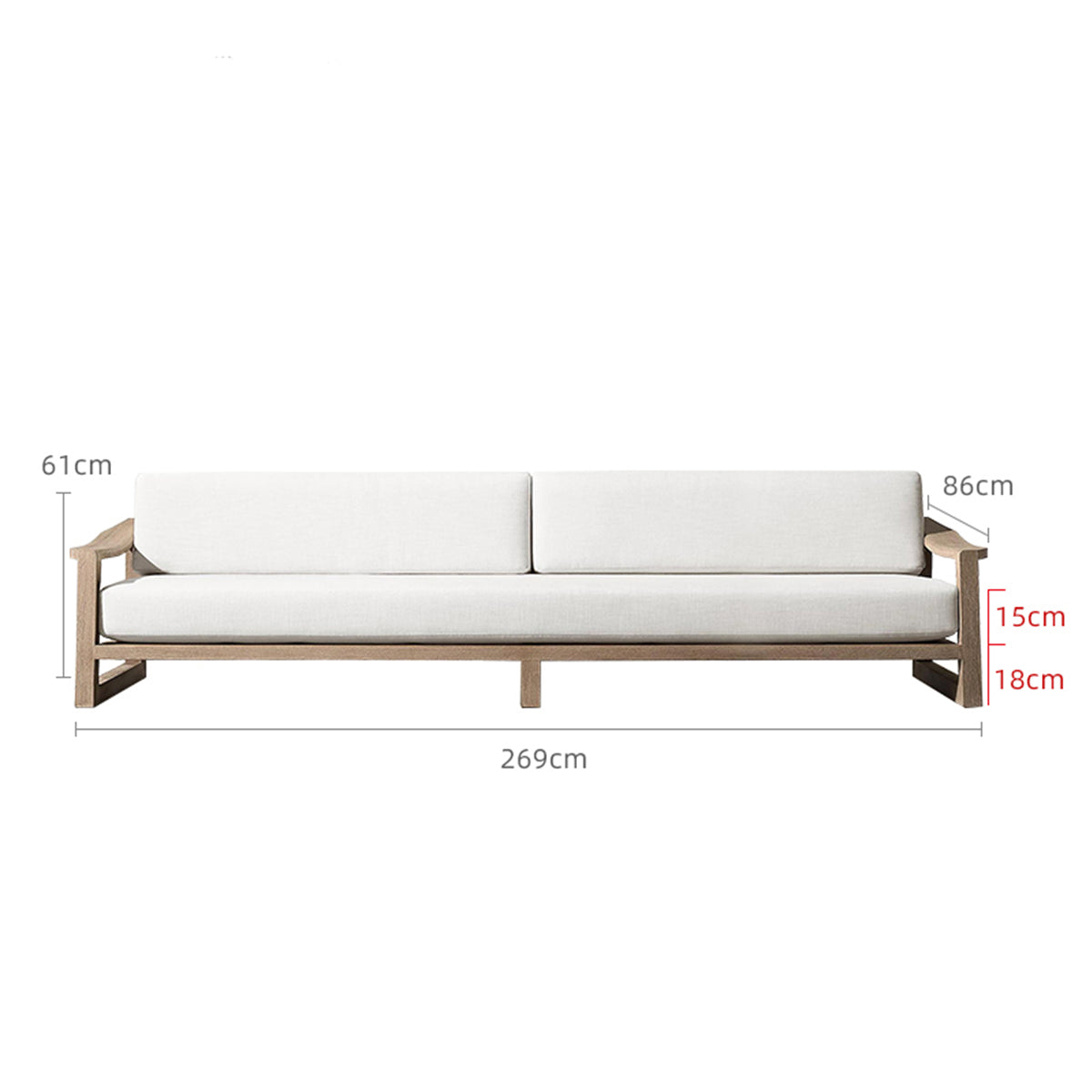 Sebastian Resort Teak Sofa-3